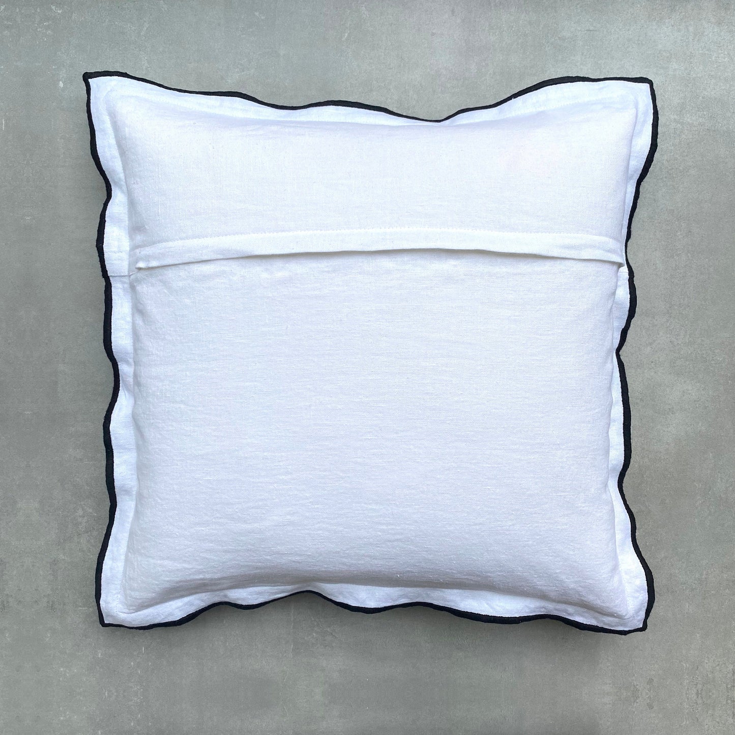 Laurie Linen Embroidered Cushion