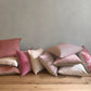 The Bouclé Lumbar Cushion Dusty Pink