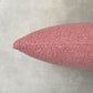 The Bouclé Lumbar Cushion Dusty Pink