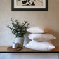 The Bouclé Square Cushion Ivory